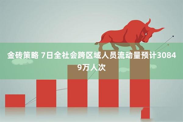 金砖策略 7日全社会跨区域人员流动量预计30849万人次